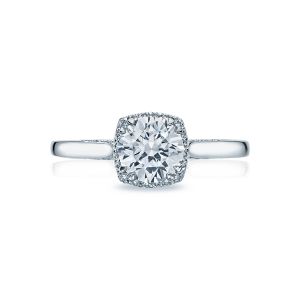 Tacori Dantela Round Diamond Engagement Ring