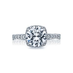 Tacori Dantela Cushion Diamond Halo Engagement Ring