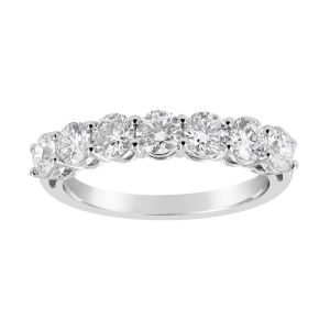 TWO by London 14k Seven Diamond Large Anniversary Band