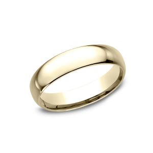 Benchmark Standard 14k Yellow Gold Comfort-Fit 5mm Wedding Ring
