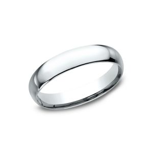Benchmark Standard Comfort-Fit 14k White Gold 4mm Wedding Ring