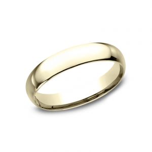 Benchmark 14k Yellow Gold Standard Comfort-Fit 4mm Wedding Ring