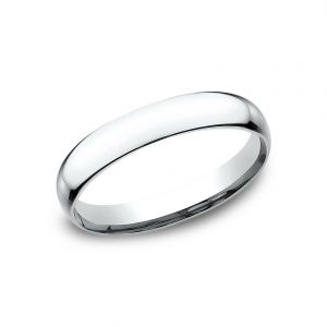 Benchmark 14k White Gold Super Light Comfort-Fit 3mm Wedding Ring
