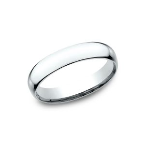 Benchmark Super Light 14k White Gold Comfort-Fit 4mm Wedding Ring