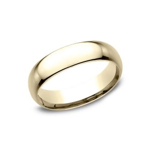 Benchmark 18k Yellow Gold Standard Comfort-Fit 6mm Wedding Ring
