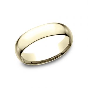 Benchmark 14k Yellow Gold Super Light Comfort-Fit 6mm Wedding Ring
