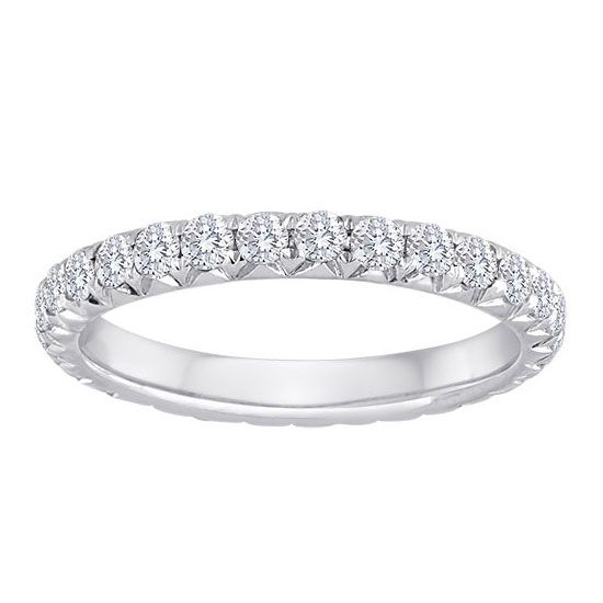 Pave Diamond Eternity Ring | Autumn and May |Designed in London