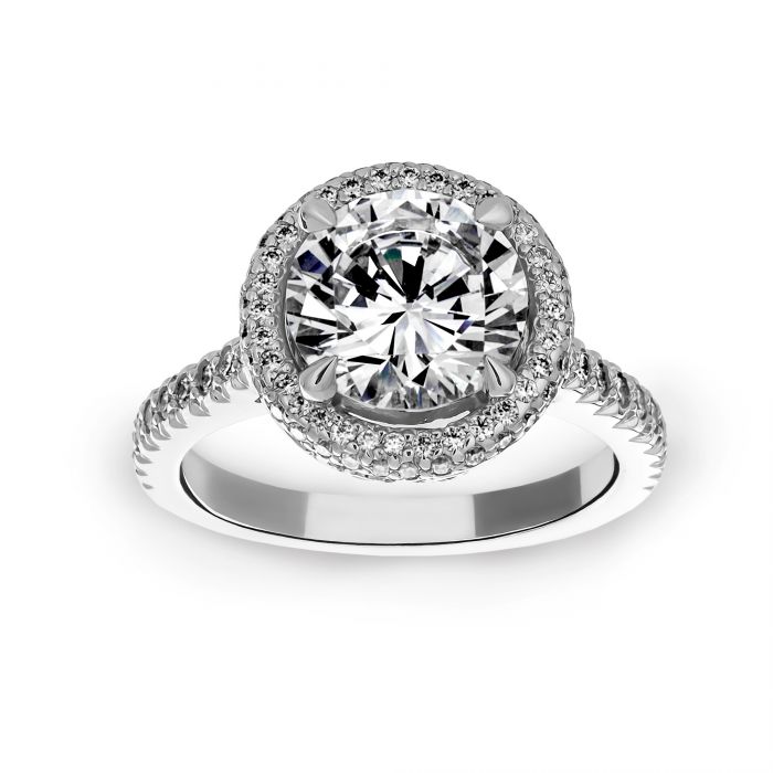 Michael M Europa Engagement Ring Rose Gold | King Jewelers